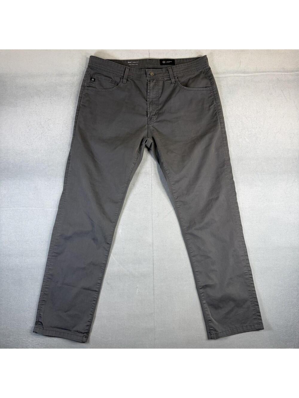 Adriano Goldschmied AG Tellis Jeans Menss 36x29 Gray Modern Slim Italian Pants